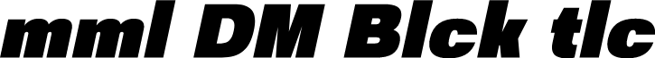 Emmali DEMO Black Italic