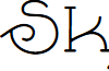 Skybird-light font