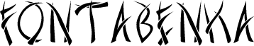 Fontabenka font