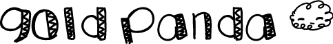 GoldPanda font