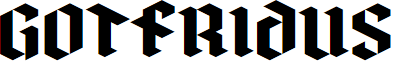 Gotfridus font