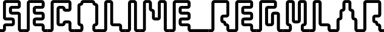 Secoline Regular font