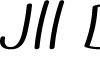 Jella DEMO Light Italic font