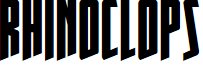 Rhinoclops font
