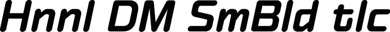 Hinnual DEMO SemiBold Italic