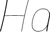 Hadsai DEMO Thin Italic font