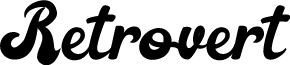Retrovert font