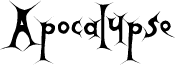 Apocalypse font