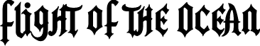 Flight of the Ocean font