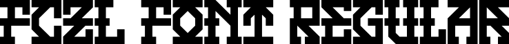 FCZL Font Regular font