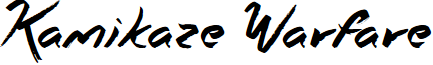 Kamikaze Warfare font