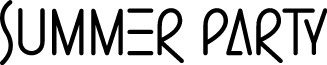 Summer Party font