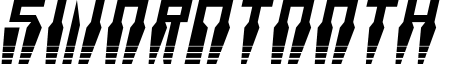 Swordtooth Halftone Italic