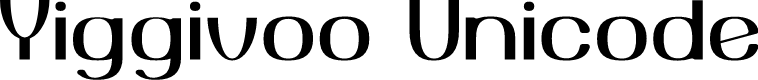 Preview image for Yiggivoo Unicode