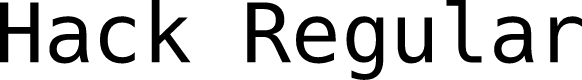 Preview image for Hack Regular