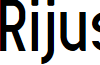 Rijusans font