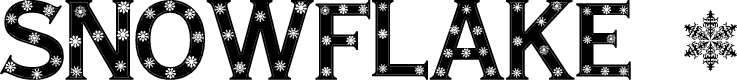 Snowflake Letters Font By Darrian Lynx | FontSpace