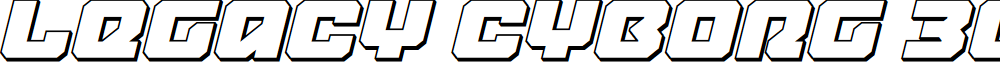 Legacy Cyborg 3D Italic