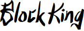Block King font