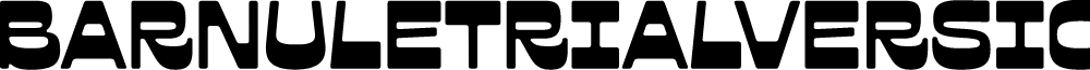 BarnuleTrialVersion font