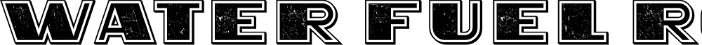 Water Fuel Rocket Regular font