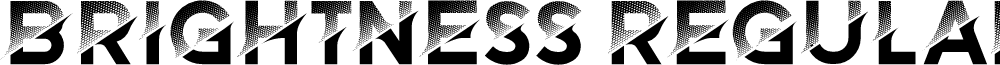 Brightness Regular font