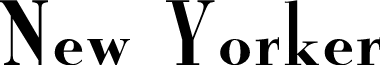 New Yorker font