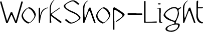 WorkShop-Light font