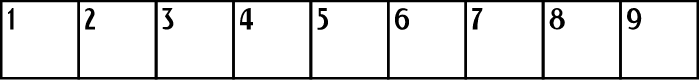 Calendar Font | Designed by Thomas E. Harvey