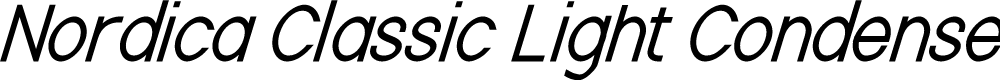 Preview image for Nordica Classic Light Condensed Oblique