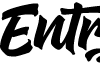 Entropic Brush PERSONAL USE Regular font