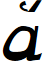 OpenDyslexic Italic font