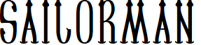 SAILORMAN font