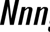 Nanueng DEMO SemiBold Italic font