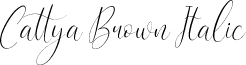 Cattya Brown Italic