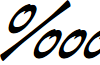 Dosescript font