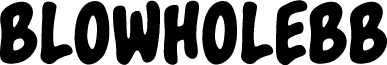 BlowholeBB font