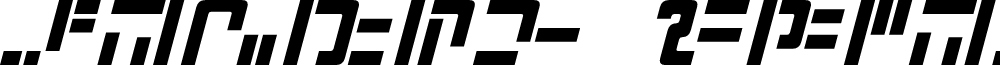 Modern Iaconic Italic