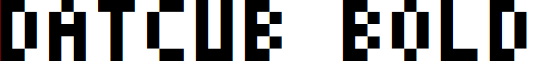 DatCub Bold font