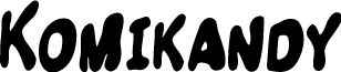 Komikandy font