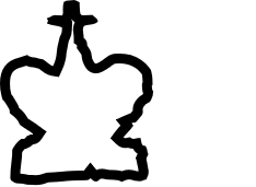 able-hedgehog44: White Chess King with cross, surrounded by black