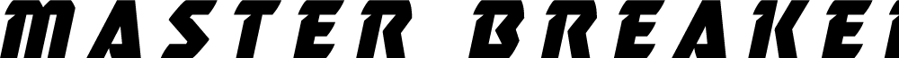Master Breaker Title Italic
