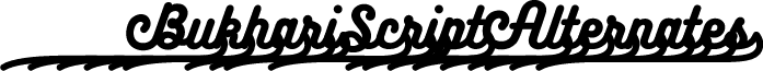 BukhariScript Alternates