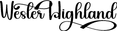 Western Highland font