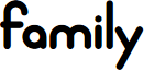 Family font