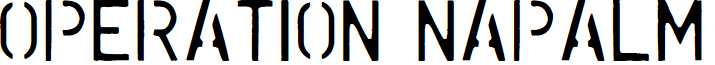 Operation Napalm font