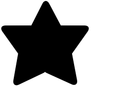 ☆” BLACK STAR | U+2605 Unicode | FontSpace