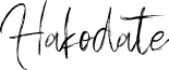 Hakodate font