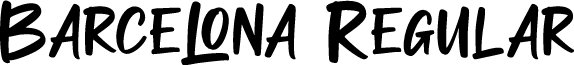 Barcelona Regular font