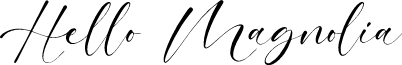 Hello Magnolia font